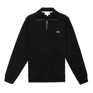 라코스테 남성 지퍼 스탠드업 카라 코튼 스웨트셔츠 반집업 맨투맨 긴팔 티셔츠 러닝 런닝 SH1927-031