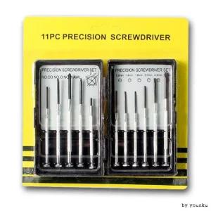 11P정밀 드라이버 세트-T1 /일자 십자/도라이바/ 정밀