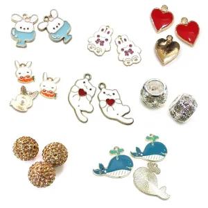 ALL 참장식 팔찌참 CF 에폭타입 메탈장식 비즈공예재료