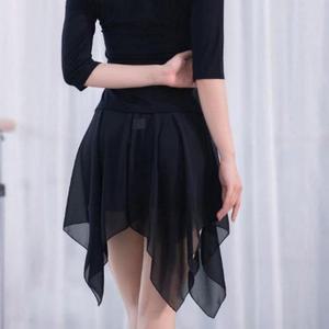 [오노마] ONM 여성 하늘하늘 쉬폰 우아한 실루엣 폴발레 스커트