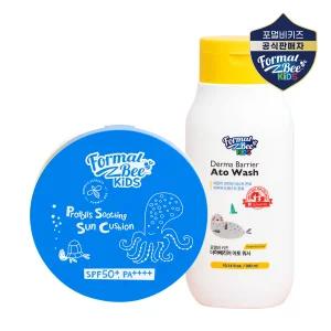 포멀비 키즈 프로폴리스 수딩 선쿠션 25g (왕쿠션) 1개+ 아토워시 300ml