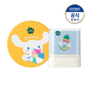 그린핑거 시나모롤 순한 무기자차 선쿠션12g+선스틱14g