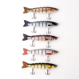 [JHQNP067_53DF]루어미끼 낚시 세트 루어 히트피싱 6단 5p