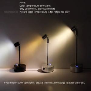 LED 충전식 밝기 조절 디스플레이 케이스  전시 미니 소형 3W 수직 폴  소형 스포트라이트  쥬얼리 램프