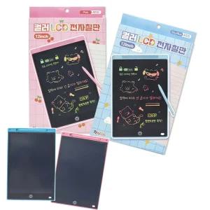 LCD 전자칠판 12인치 드로잉패드 태블릿 메모 전자연습장 노트 -썼다 지웠다