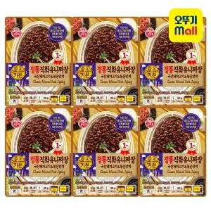 오뚜기 오즈키친 정통직화유니짜장 180g 6개