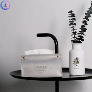 프리미엄 가죽 티슈 케이스꽂이 보관함 커버 휴지 각커버 인테리어