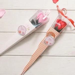 비누꽃 꽃다발 한송이 장미 케이스 입학식 발렌타인데