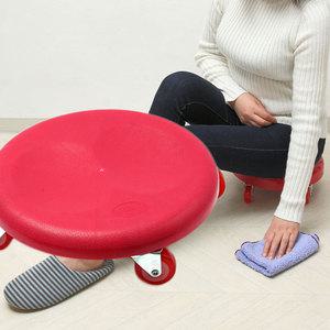 효도의자 회전 바퀴달린의자 좌식 무빙 청소용품 걸레