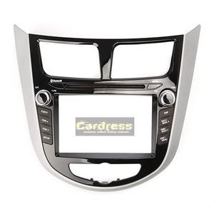 {카드레스}JY 엑센트2011 내비마감재오디오일체형7인치집중키타입