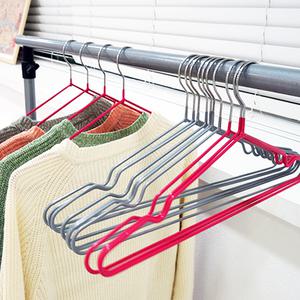스틸 논슬립 옷걸이 40P/행거/선반/바지걸이/아동용