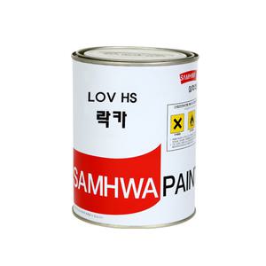 삼화페인트 목재용 LOV HS 락카페인트 1L 원색