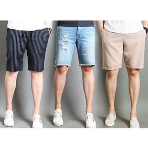 남성 면반바지/청반바지/반슬랙스/린넨바지