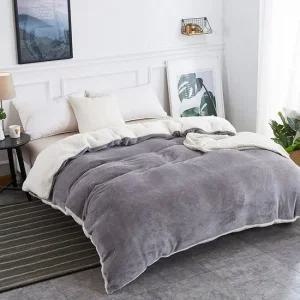 리진 양털극세사 이불커버 퀸 200X230cm