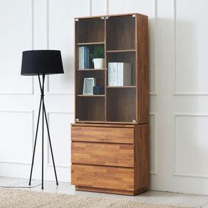 방친구 라떼 800 서랍셋 책장 유리도어