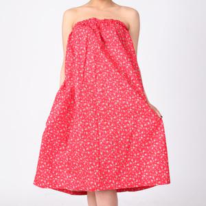 빨강꽃 마사지가운/골프가운/샤워/에스테틱/목욕 SS50