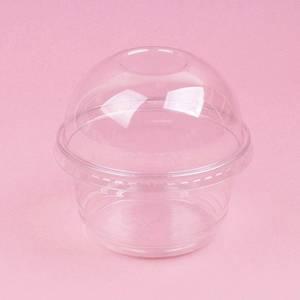 투명컵 머핀용 낮은 /5세트/7oz/돔뚜껑/무타공/과일/디저트 포장/미니스틱 포장