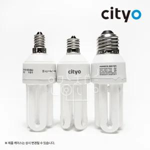 씨티오 삼파장전구 EL 11W E14 E17 E26 주광색 / 전구색