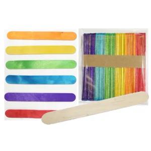 원목 칼라 하드바 아이스크림바 스틱 나무 막대 만들