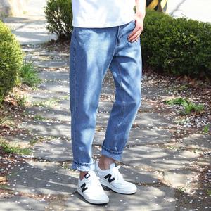 와이드 보이핏 10부데님 테이퍼드 롤업진 28-38 빅사이즈 청바지 로이몽진