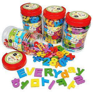 [플레이맥스]매일 꼭 자석글자 (통) (택1) (한글104p/알파벳대문자104p/소문자130p/숫자기호105p)