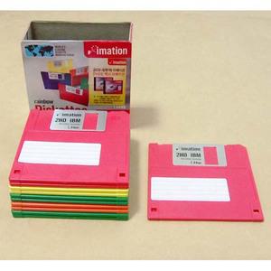 이메이션/3.5인치 플로피디스켓 1.44MB 2HD 칼라 10장+1장/미사용