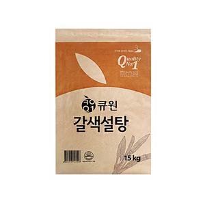 큐원 갈색설탕15kg
