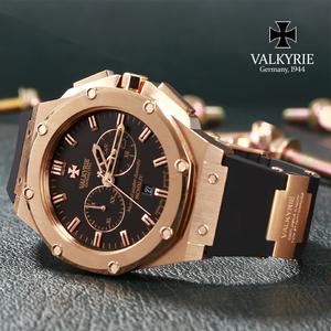 [발키리] 다스크로노 V-7075AG (올골드, 18K금도금) 골드메탈스트랩+실리콘스트랩