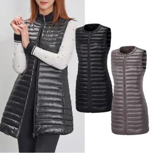 [아웃도어스/콜핑]콜핑 아피 여 KQV7578W 구스폴 베스트 여성 겨울 기능성 등산 롱 조끼