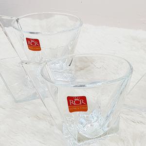 이태리 RCR 크리스탈 커피잔 유리커피잔 2인조