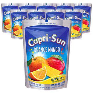 [농심]카프리썬 오렌지망고 200ML X 10개