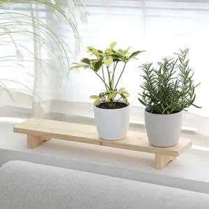히노끼 편백나무 화분정리대 소형 화분선반 받침대