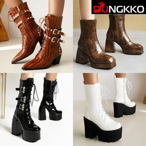 시크덩꼬 신상 클래식 홀더 가보시 앵클 통굽 워커힐2