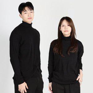 [베루스] 남녀공용 무지 면 긴목티셔츠 VE-WM600 빅사이즈 M~3XL
