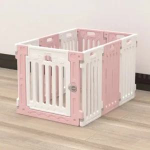 [펫홈]강아지펜스 65cm 8+1핑크_화이트