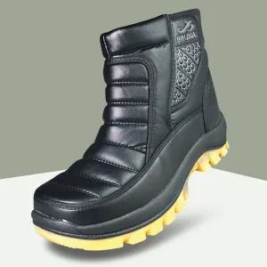 [마마슈] 밴트 남성 부츠 방한화 작업화 털안감 찍찍이 논슬립