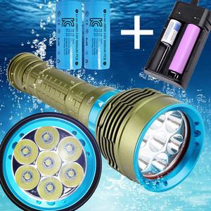 미나티 해루질 수중랜턴 LED후레쉬 손전등 캠핑랜턴 써치라이트 충전식 J46