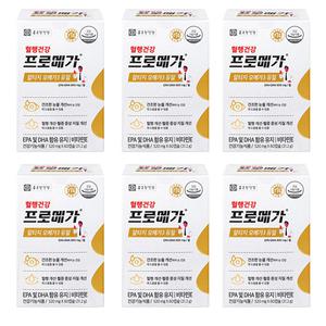 종근당 프로메가 알티지 오메가3 듀얼 6박스 6개월분