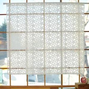 /모모제작소 플로리아 레이스 코튼 자수 가리개커튼 130x118