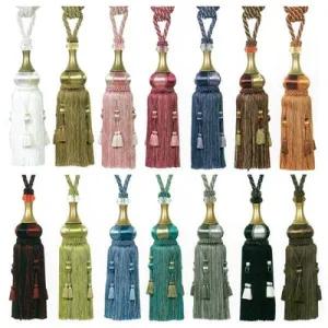 /모모제작소 커튼 엔틱 타이백 (14colors)