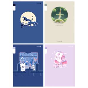 1000 모닝글로리초등노트(3-6무제21줄) 10입