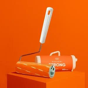 스트롱 사선 돌돌이 롤 테이프 클리너 본체 세트