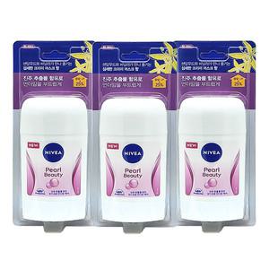 니베아 데오드란트 스틱 펄앤뷰티 50ml 3개팩
