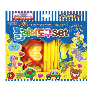 클레이도구세트/찰흙 점토 칼 모양 자르기 찍기놀이