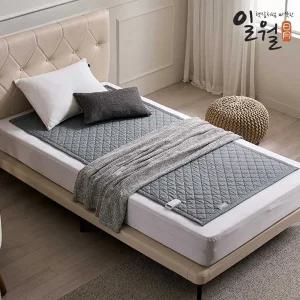 일월 25년신형 제이드 스퀘어 카본 탄소 1인용 2인용 싱글 더블 전기 매트 장판 전기요 1인용 2인용