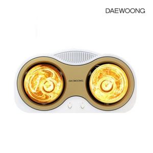 2구 욕실히터 전기스토브 벽걸이 램프난로 화장실 난방기