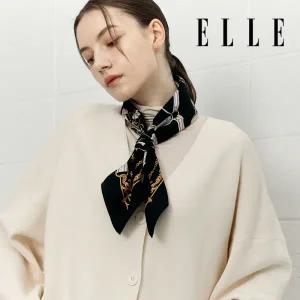 [롯데백화점]엘르 엔딩마차 실크 쁘띠스카프 SE141S314