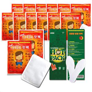 붙이는핫팩 미니 발바닥 양말 깔창형 캠핑 낚시 등산 핫팩