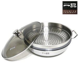 [기타]키친아트 일품 IH 통3중 2단찜냄비 36CM