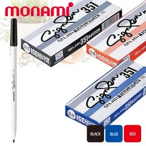 [오늘출고] 모나미 351싸인펜 12자루/프러스펜/사인펜/싸인펜/수성펜